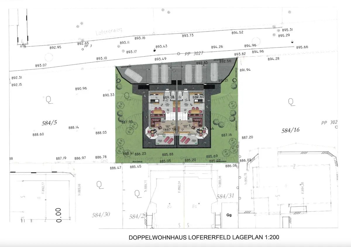 Grundriss Exklusives Wohnen in traumhafter Hanglage – Moderne Doppelhaushälfte mit Panoramablick