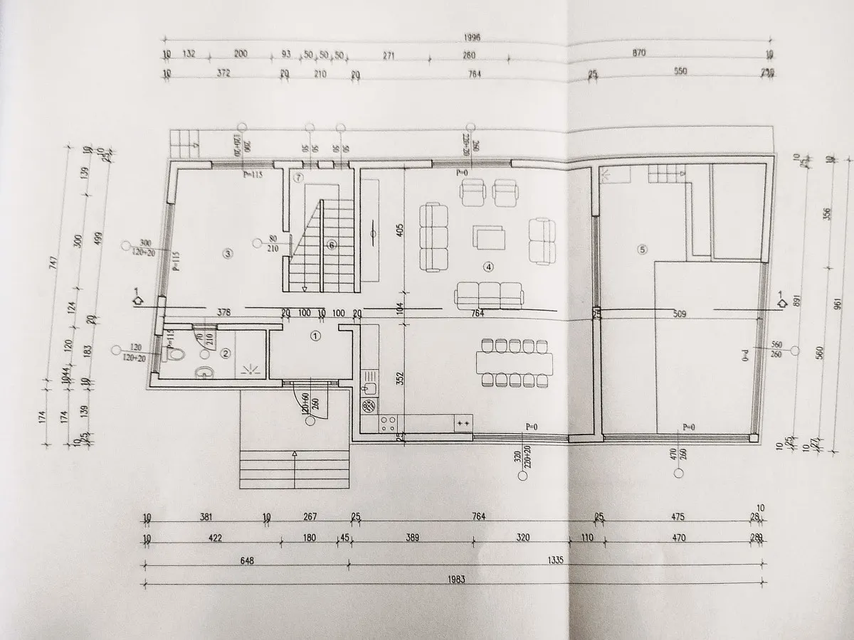 Grundriss Exklusive Neubau Villa in Fazana