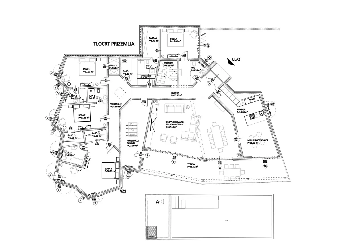 Grundriss "Villa Natura 3" in Opatija