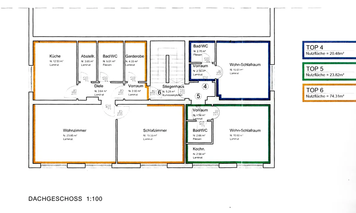 Grundriss INVESTMENT: Wohn- & Geschäftshaus mit laufenden Mieteinnahmen