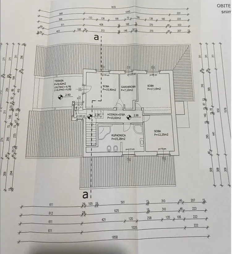 Grundriss Traditionelle Villa Flower Medulin-Pomer