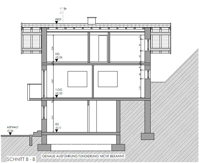 Grundriss Einfamilienhaus in Bruck – sonnig, ruhig und voller Möglichkeiten