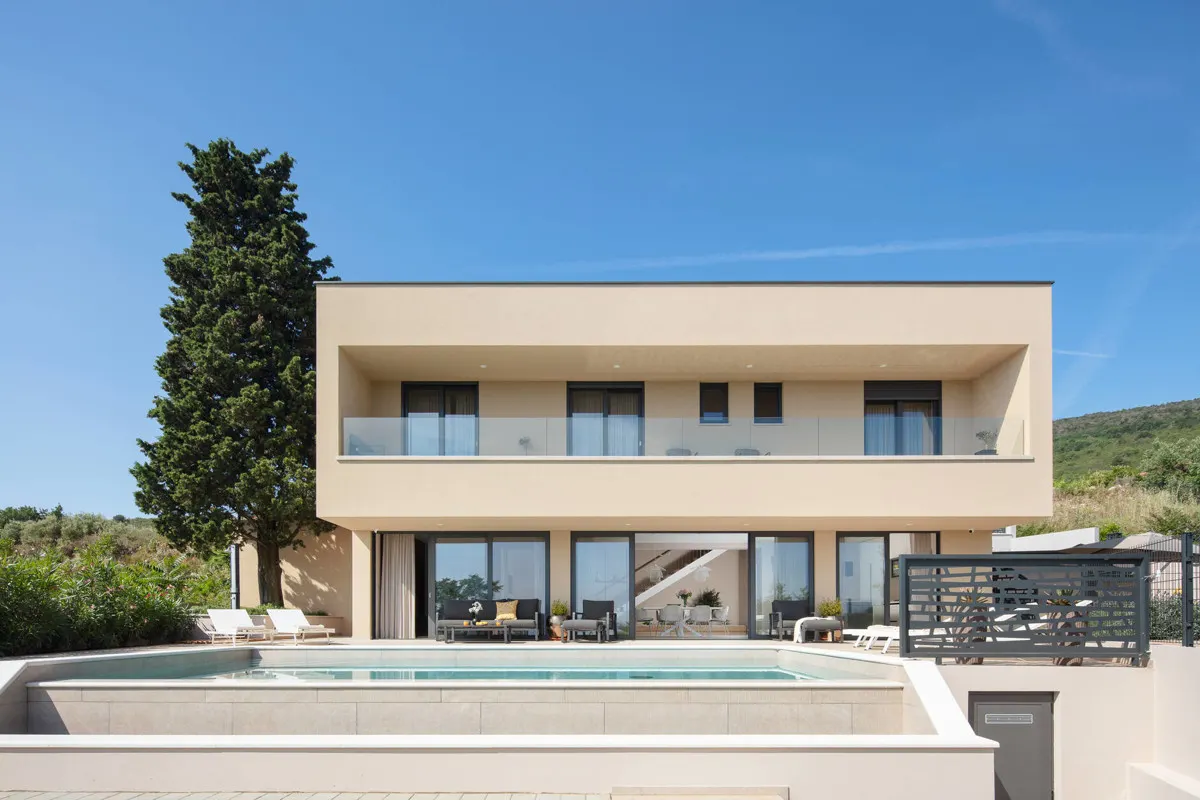 Moderne Villa mit Meerblick an der Ostküste Istriens