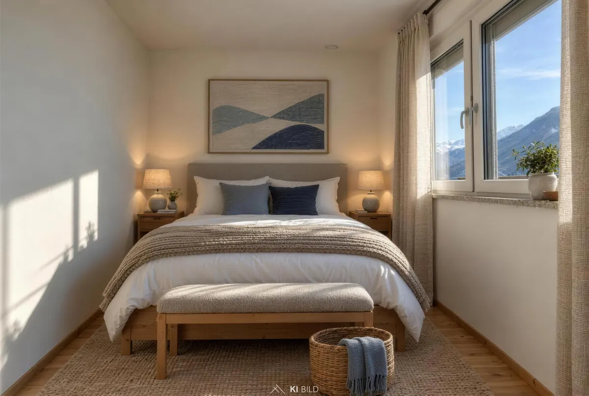 Die Berge im Blick, den See in Reichweite, moderne 4-Zimmer-Wohnung