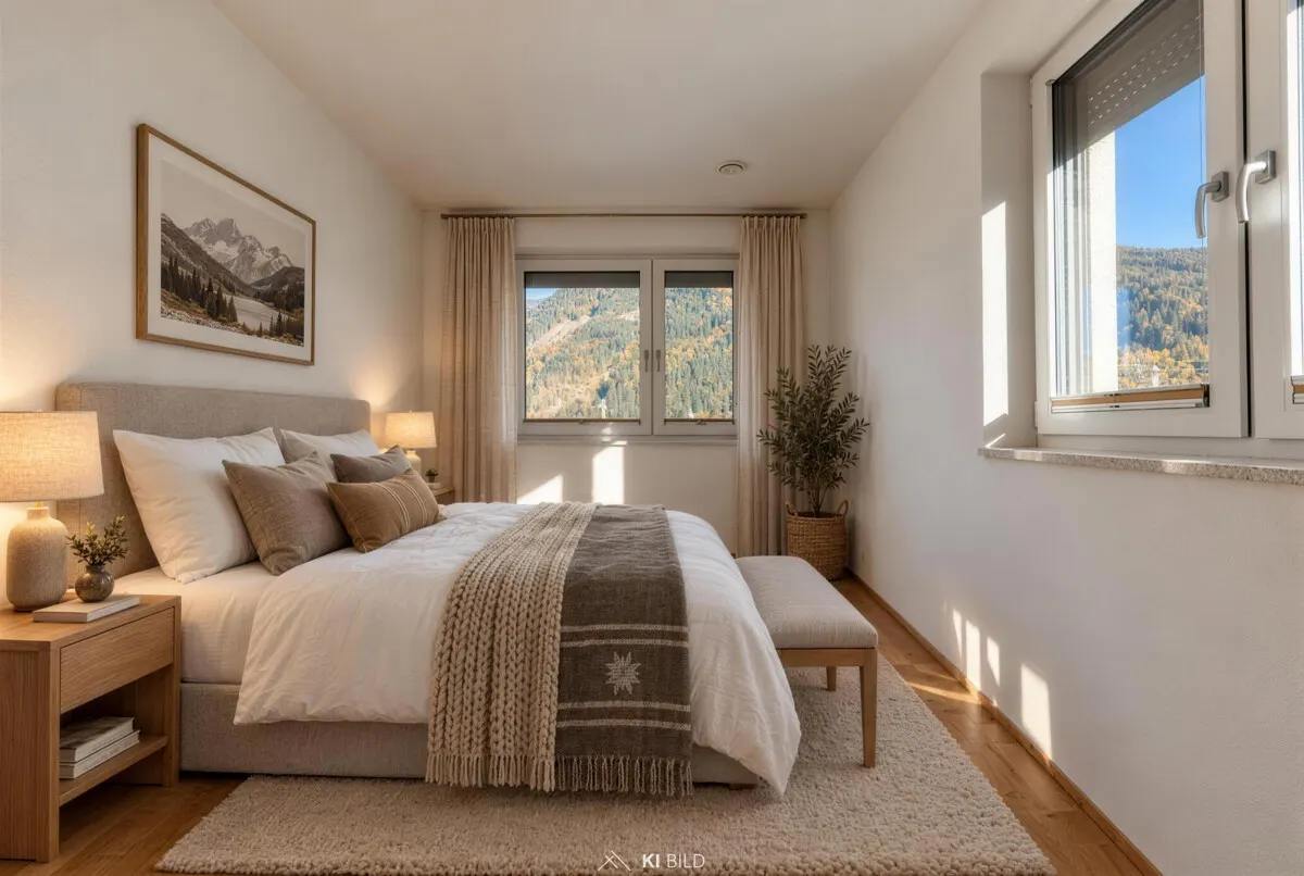 Die Berge im Blick, den See in Reichweite, moderne 4-Zimmer-Wohnung 3