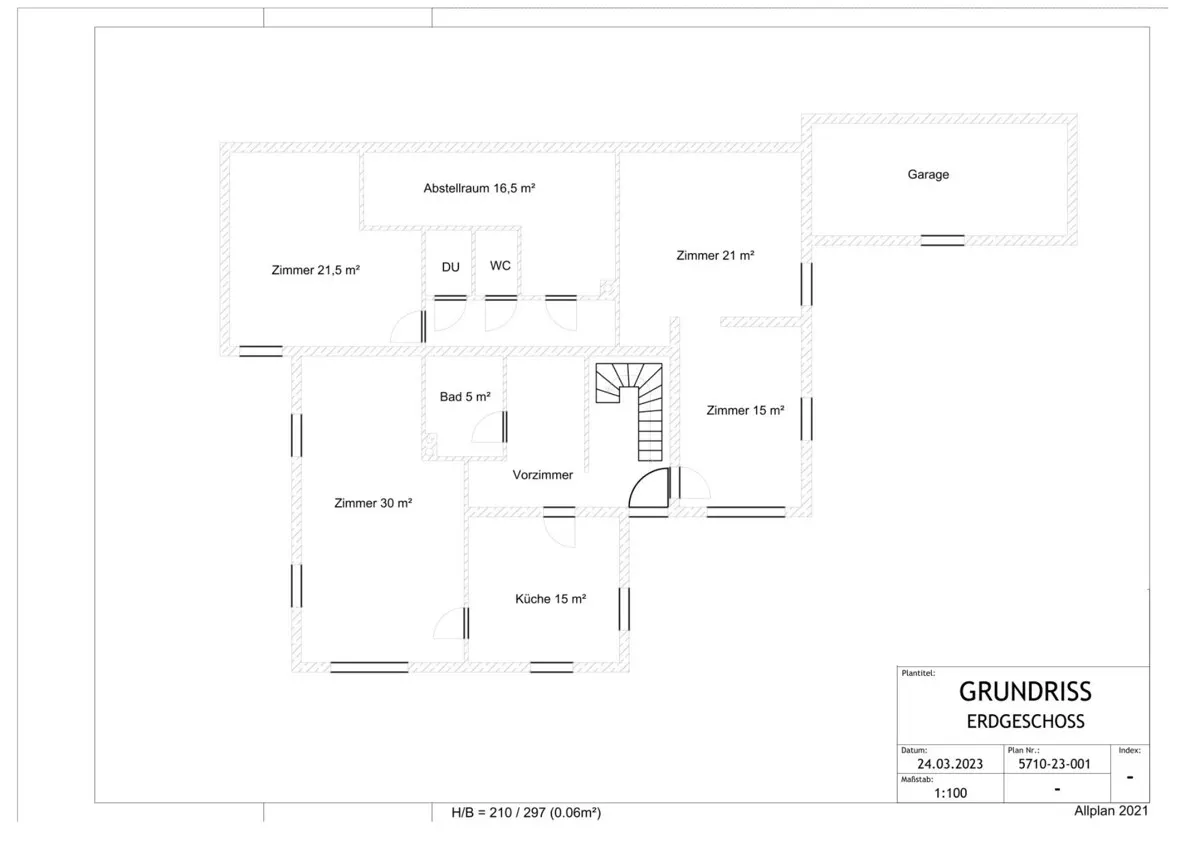 Grundriss Viel Platz, viele Möglichkeiten – Mitarbeiterhaus oder Neubauchance