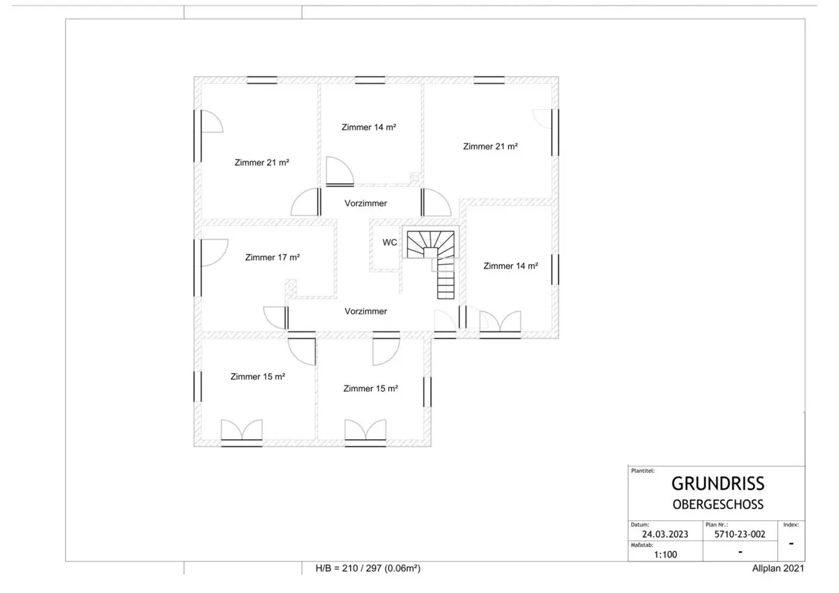 Grundriss Viel Platz, viele Möglichkeiten – Mitarbeiterhaus oder Neubauchance