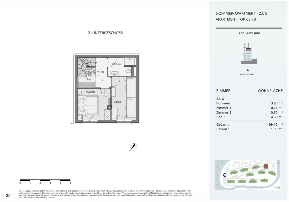 Grundriss Buy-to-Let Almresort Nassfeld - Alm Chalet DeLuxe