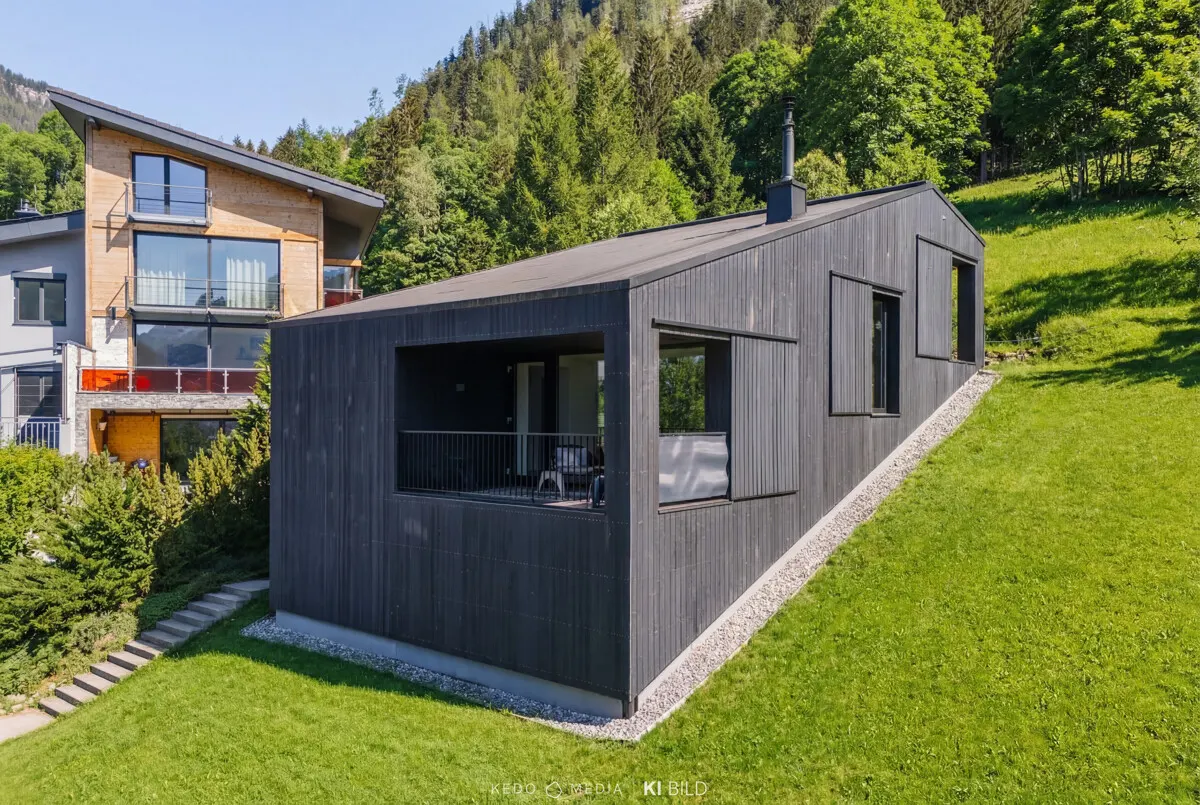 Design-Retreat . Ein Statement aus Holz & Glas