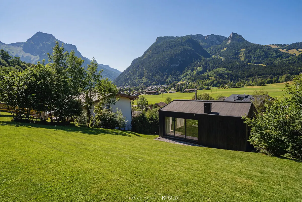 Design-Retreat . Ein Statement aus Holz & Glas