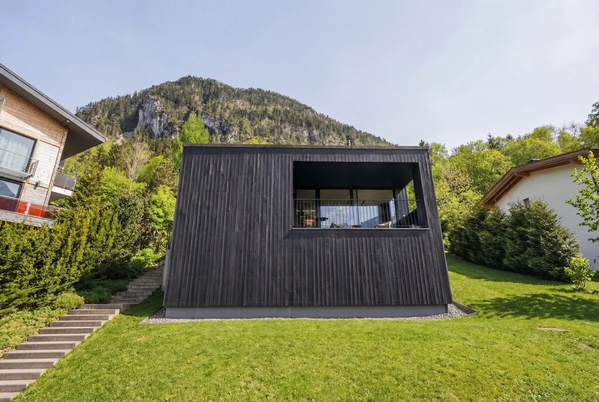 Design-Retreat . Ein Statement aus Holz & Glas