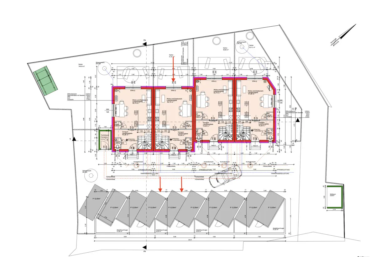Grundriss Nestbau leicht gemacht – modernes Mittelreihenhaus für die ganze Familie