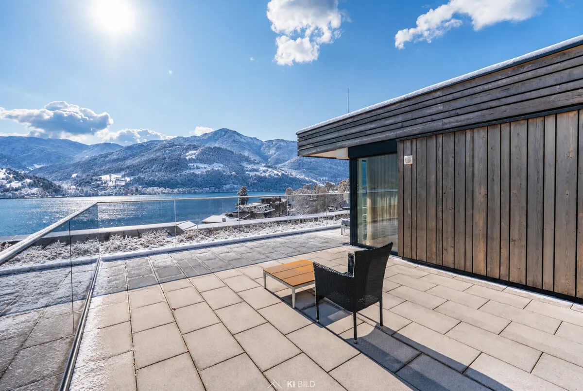 Ein Logenplatz über dem Zeller See, mit Aussicht auf Rendite