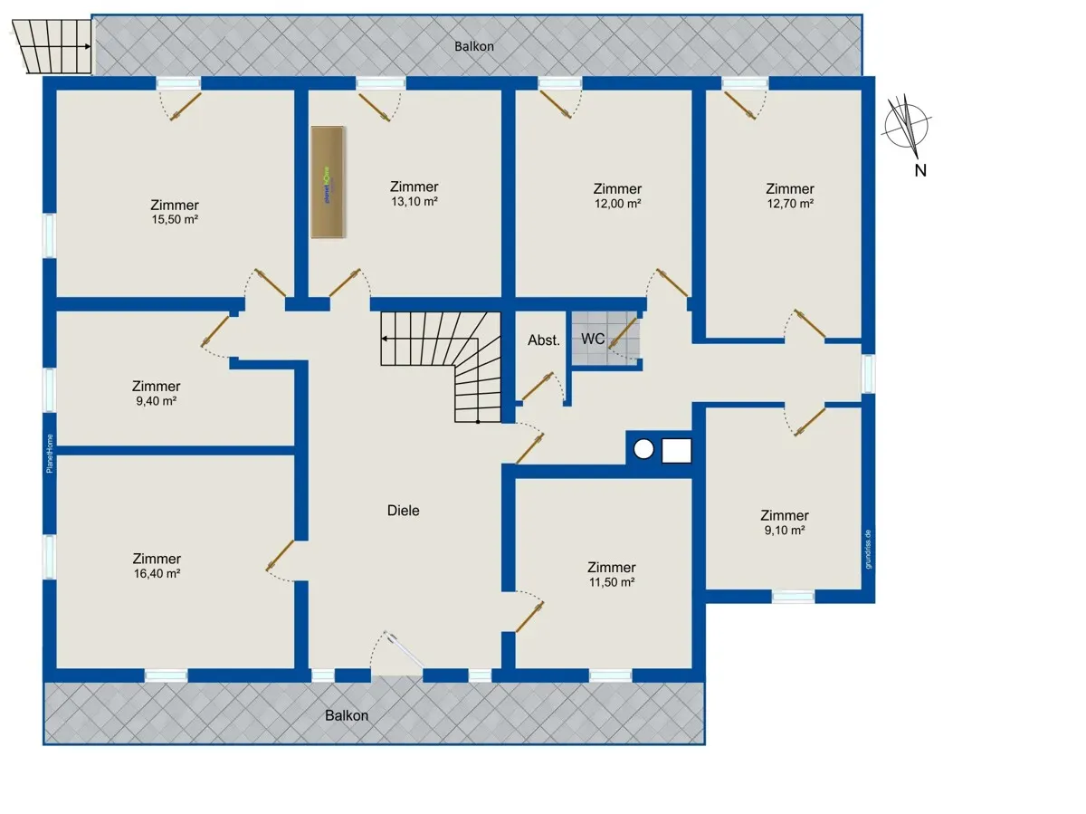 Grundriss Bauernhaus von Napoleon verschont