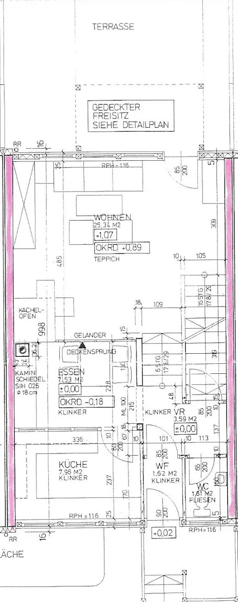Grundriss Ebene für Ebene zuhause - Reihenhaus in Saalfelden