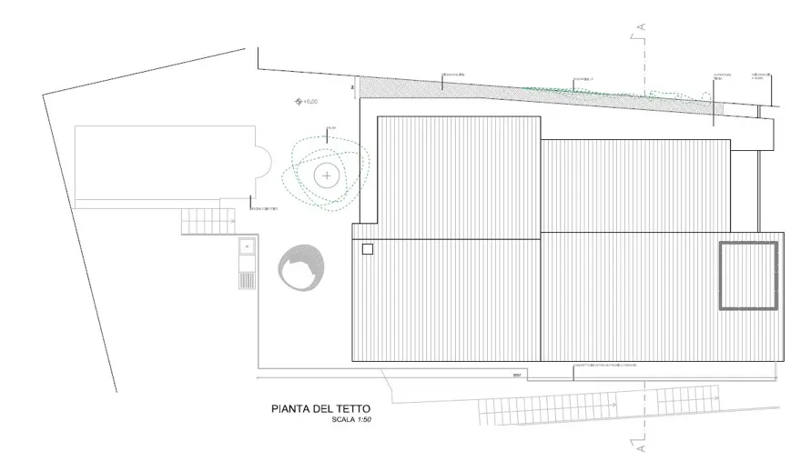 Grundriss Wunderschöne zeitgenössische Villa in Andora - ITA