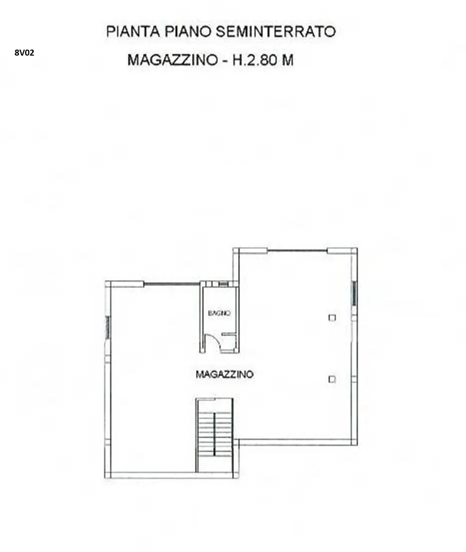 Grundriss Freistehende Villa in Andora im Bezirk Conna