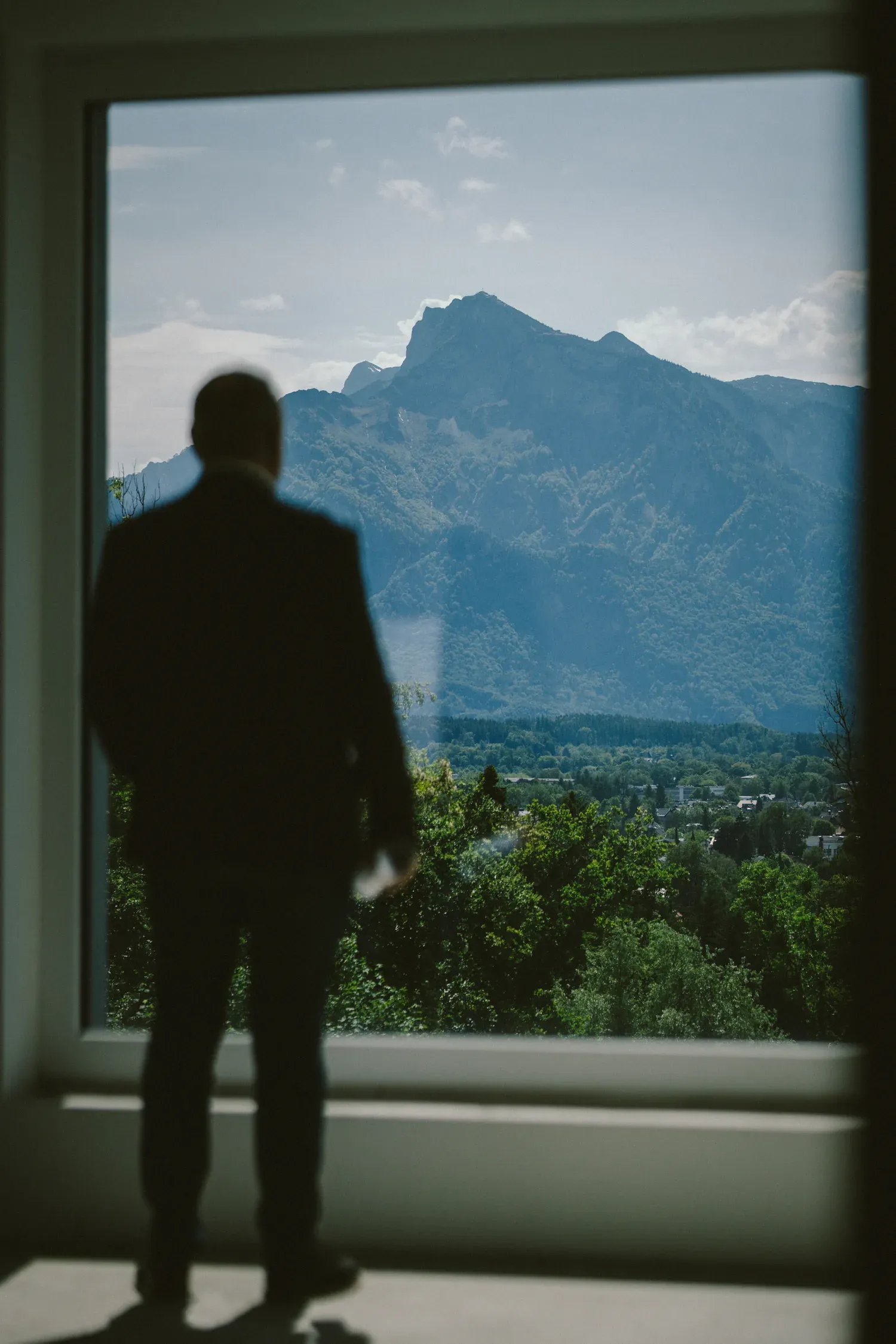 Blick über Salzburg von der Terrasse – Wohngefühl in Aigen