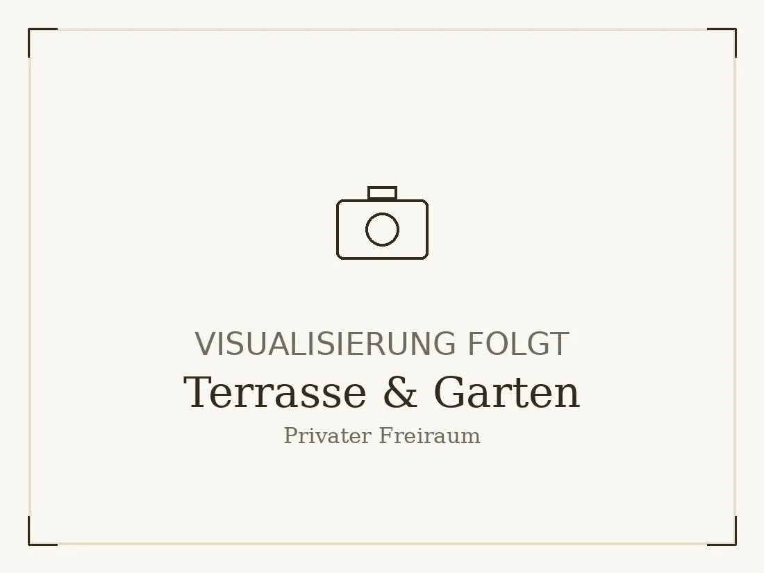 Platzhalter — Visualisierung Terrasse und Garten folgt